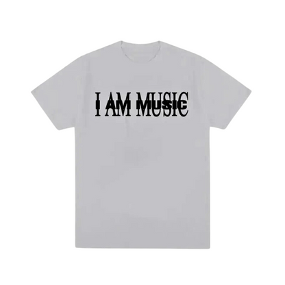 Streetwear 'I AM MUSIC' Graphic T-shirt