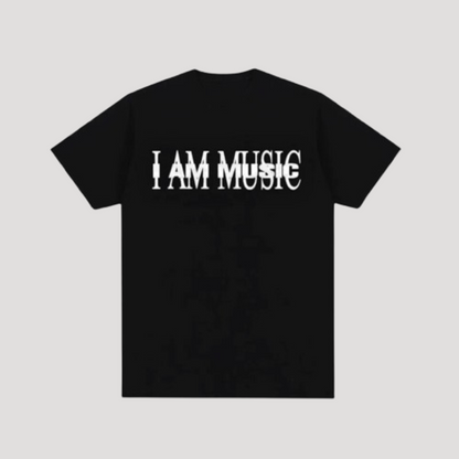 Streetwear 'I AM MUSIC' Graphic T-shirt