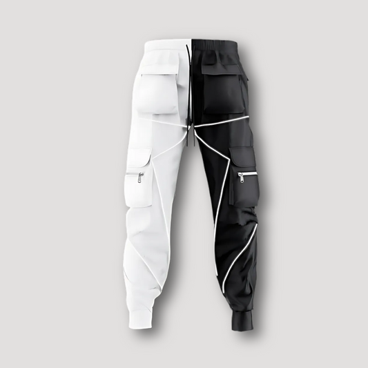 Reflective Tactical Cargo Pockets Jogger Pants