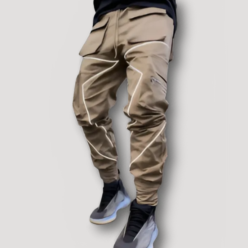 Reflective Tactical Cargo Pockets Jogger Pants