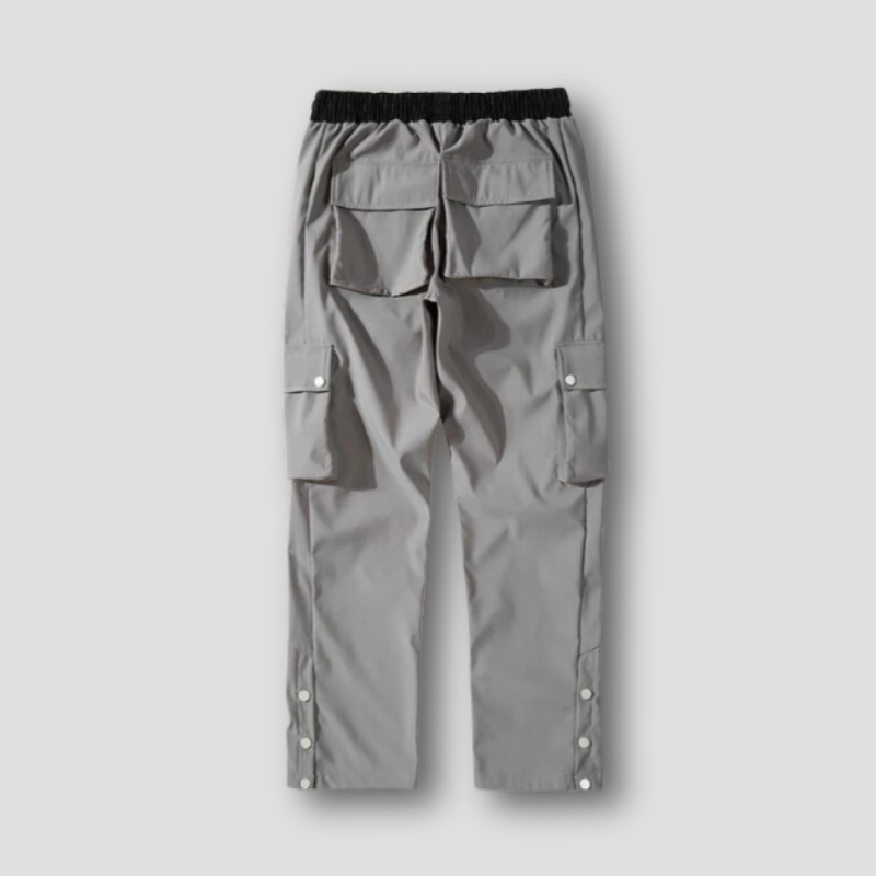 Sporty Straight Leg Lightweight Loose Fit Cargo Pants