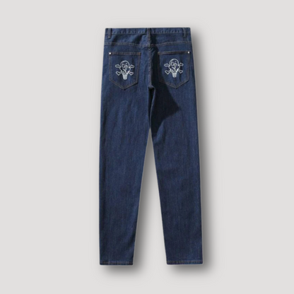 Classic Cartoon Leaping Dark Indigo Denim Jeans