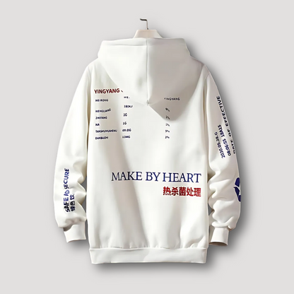 Industrial Statement Graphic Streetwear Hoodie