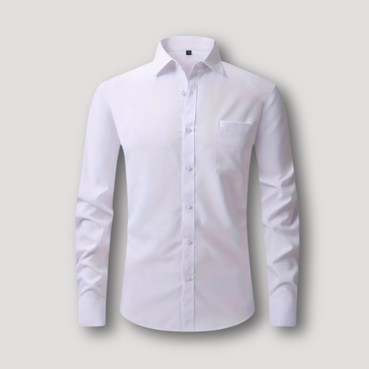 Business Casual Slim Fit Button-up Dress Shirt