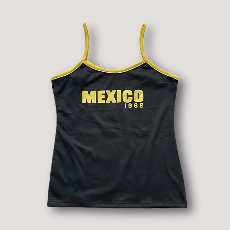 Mexico Y2K Streetwear Sleeveless Crop Top