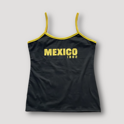 Mexico Y2K Streetwear Sleeveless Crop Top