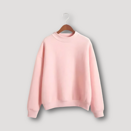 Minimalist Boxy Fit Dropped Shoulders Crewneck Sweatshirts