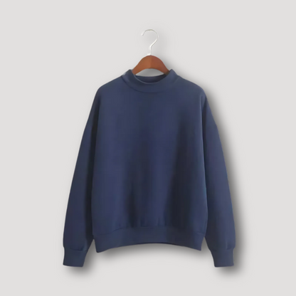 Minimalist Boxy Fit Dropped Shoulders Crewneck Sweatshirts