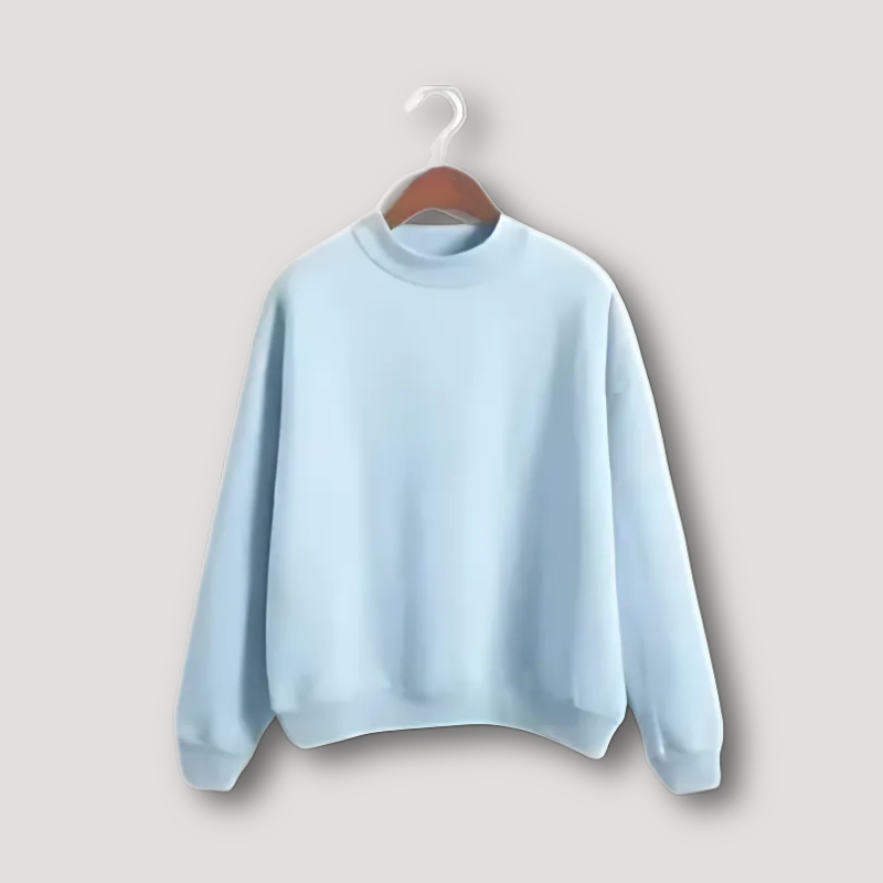 Minimalist Boxy Fit Dropped Shoulders Crewneck Sweatshirts