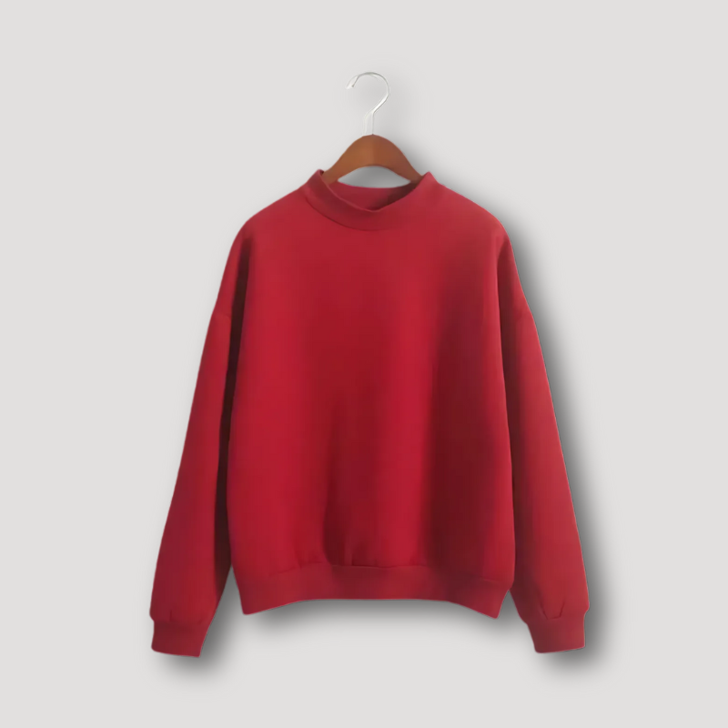 Minimalist Boxy Fit Dropped Shoulders Crewneck Sweatshirts