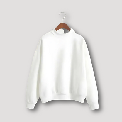 Minimalist Boxy Fit Dropped Shoulders Crewneck Sweatshirts