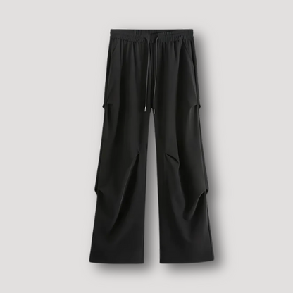 Minimalist Wide Leg Relaxed Fit Drapey Pants