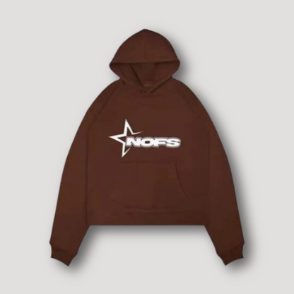 'NOFS' Print Streetwear Fashion Hoodie and Jogger Pants