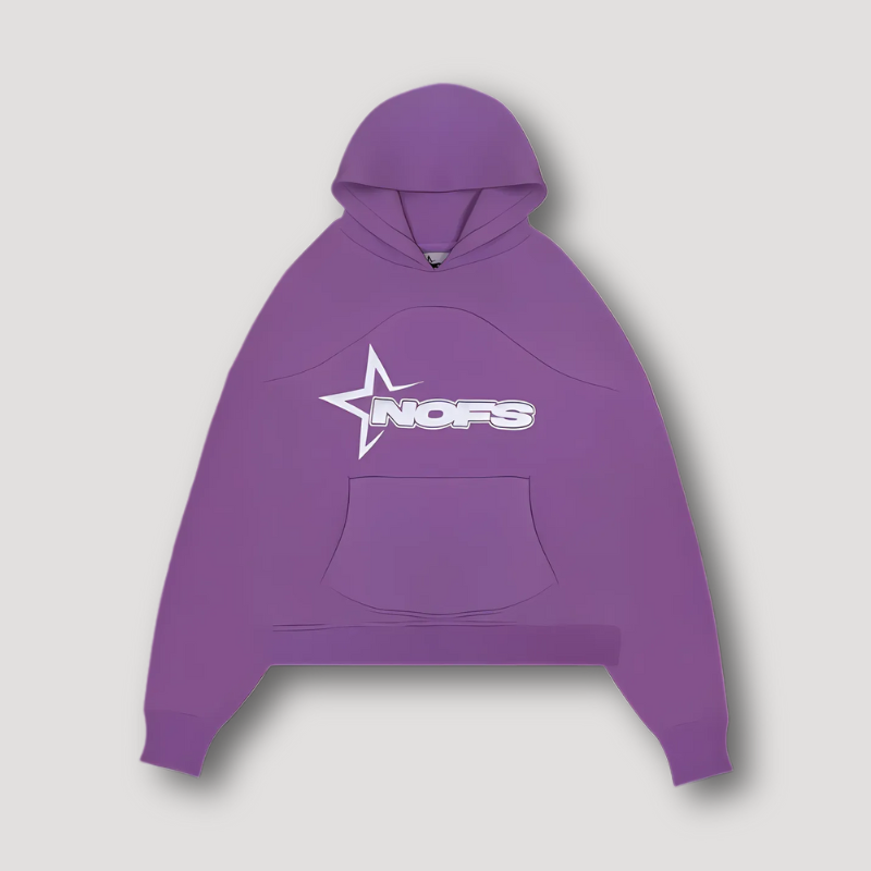 'NOFS' Print Streetwear Fashion Hoodie and Jogger Pants